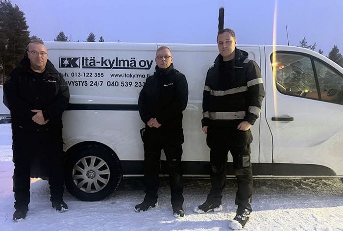 Itä-Kylmän Tero Ikonen, Jarno Pakarinen ja Joonas Vattulainen.